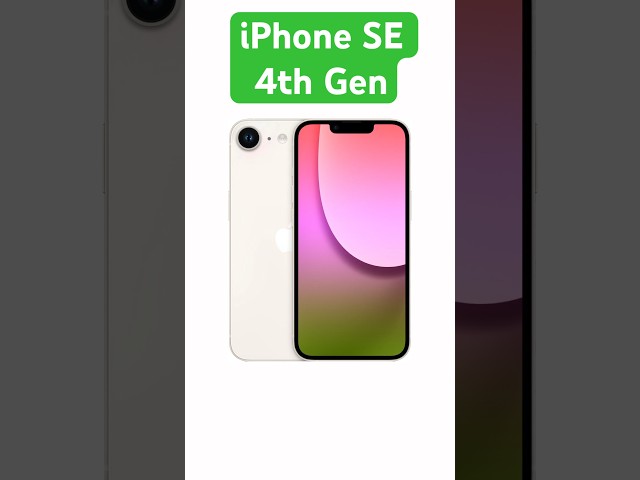ANNOUNCED: iPhone SE 4th Generation