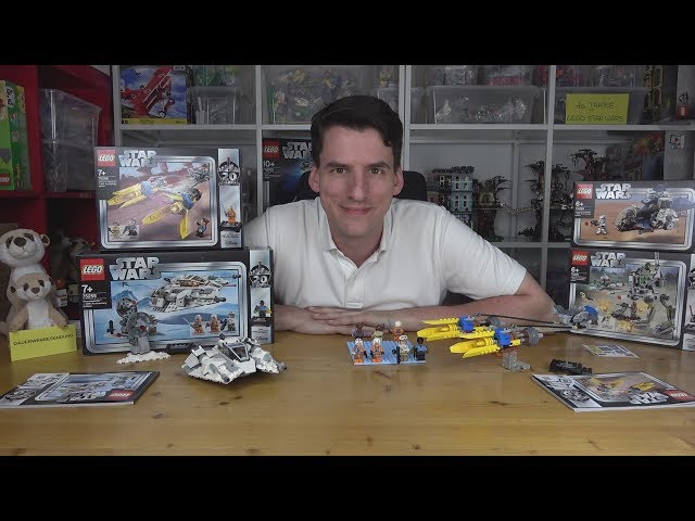 20 Jahre LEGO® Star Wars 75258 & 75259 Podracer & Snowspeeder