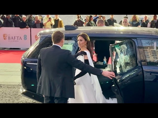 Will & Kate arrive at the BAFTA’s 2023