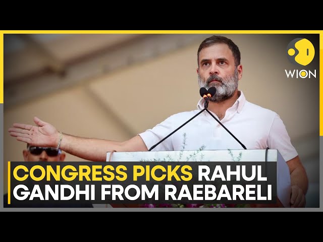 India elections: Congress names Rahul Gandhi from Raebareli, KL Sharma from Amethi | WION
