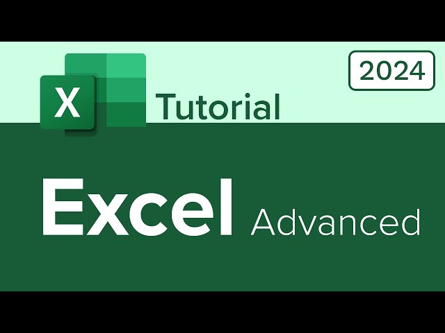 Excel Advanced Tutorial