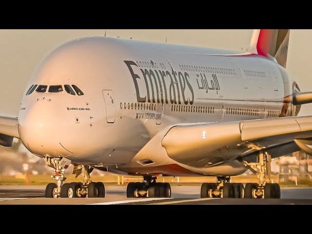 25 CLOSE UP AIRBUS A380 TAKEOFFS | Melbourne Airport Plane Spotting