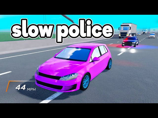 Roblox I Use a Upgraded Car To Dodge Traffic