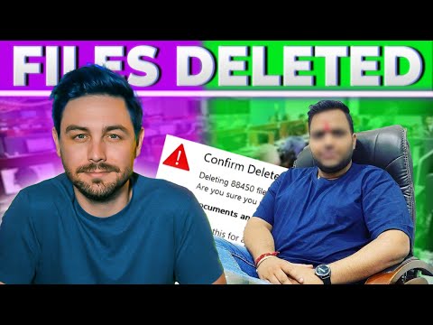 I DELETE HIS FILES  (Scammers operation destroyed)