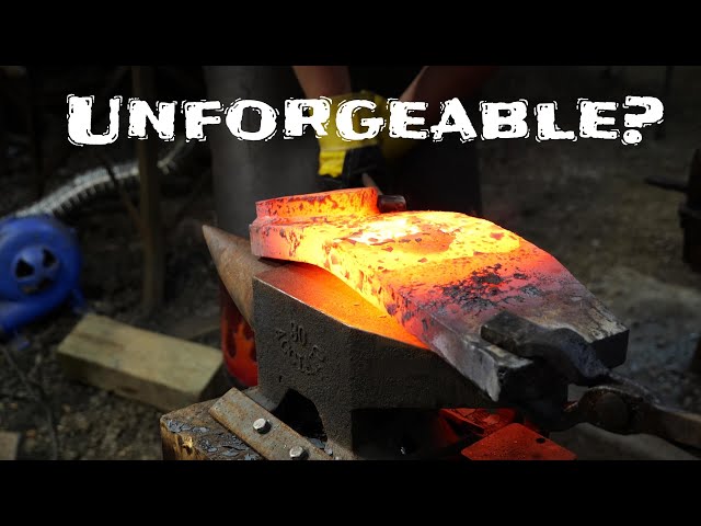 Can it be straightened? (Treadle Hammer Forging Capacity)