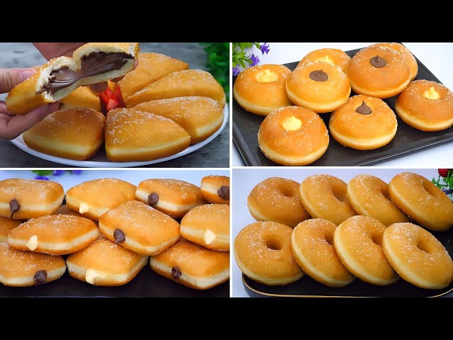 4 Easy, soft and tender donut recipes without a mixer