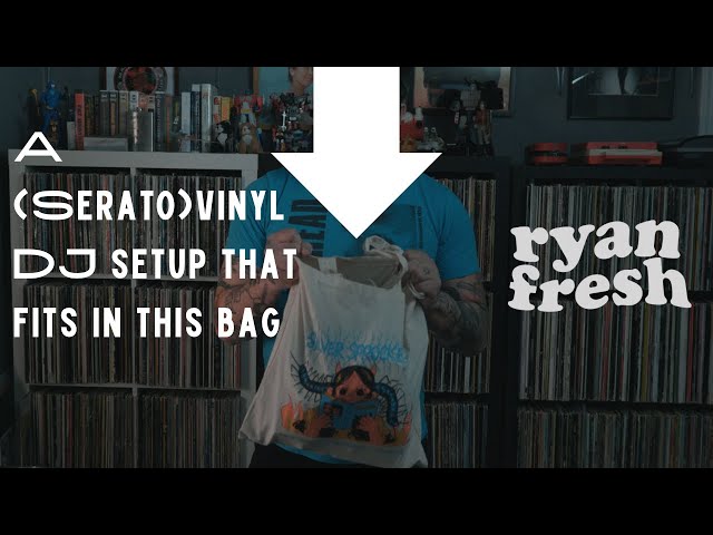 A Vinyl DJ Setup that Fits in a Tote Bag