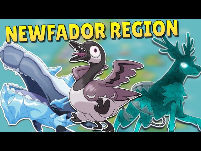 New CANADIAN Pokemon Region - Newfador Fakemon