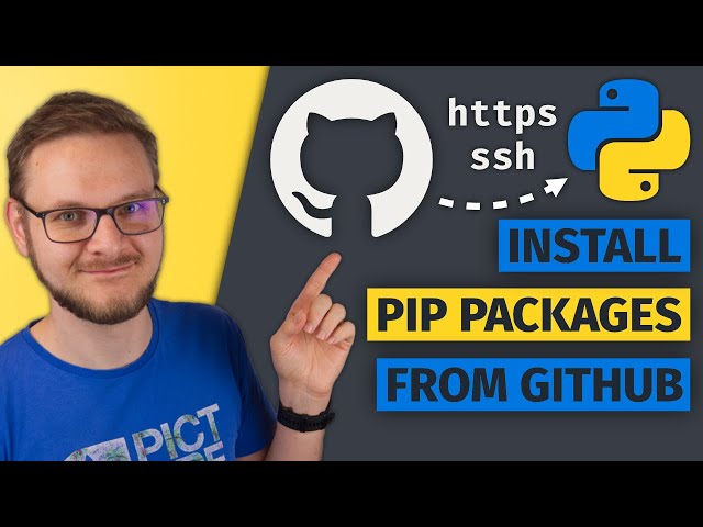 How to install a Python pip Package from github (https & ssh)