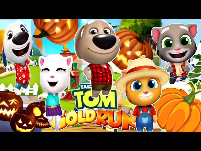 Talking Tom Gold Run - Discover all heroes - Gameplay