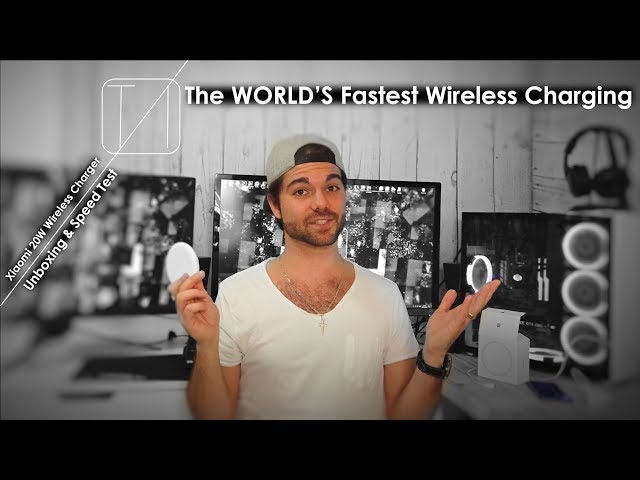 World's Fastest Wireless Charging - Mi 20W Wireless Charger Unboxing & Speed Test