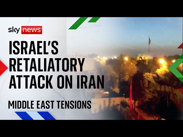 Israeli's retaliatory attack on Iran | Middle East tensions