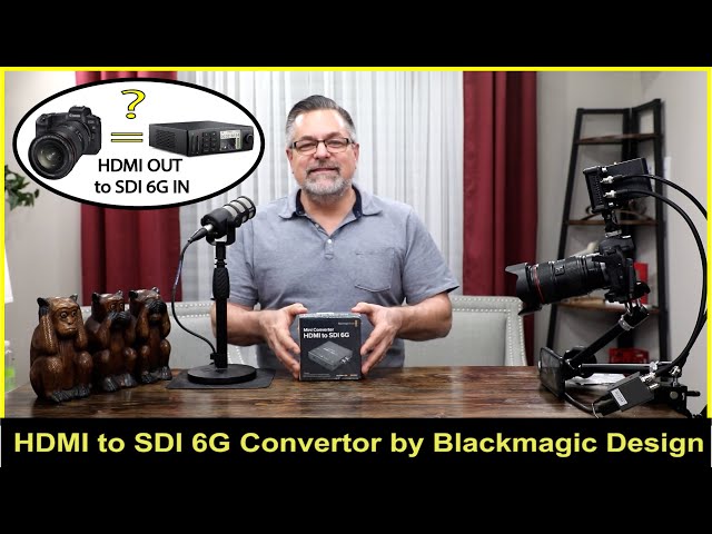 HDMI to SDI 6G Convertor to record 4K to the Hyperdeck Mini from EOS R 4K