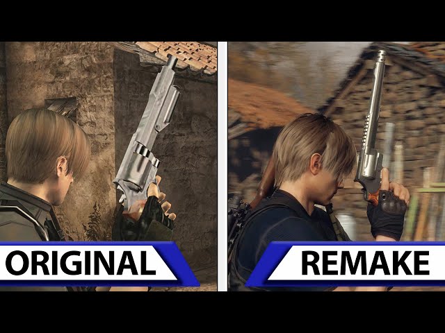 Resident Evil 4 Remake | Weapons Evolution | Original VS Remake Comparison
