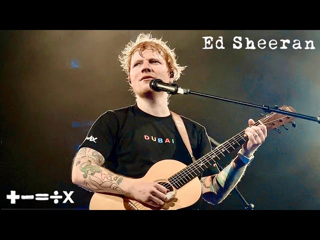 Ed Sheeran - Eyes Closed - 19 January 2024 Mathematics Tour The Sevens Stadium, Dubai
