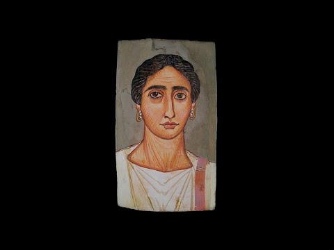 Funerary Portraits from Roman Egypt: Portrait of a Woman c. 2nd century CE