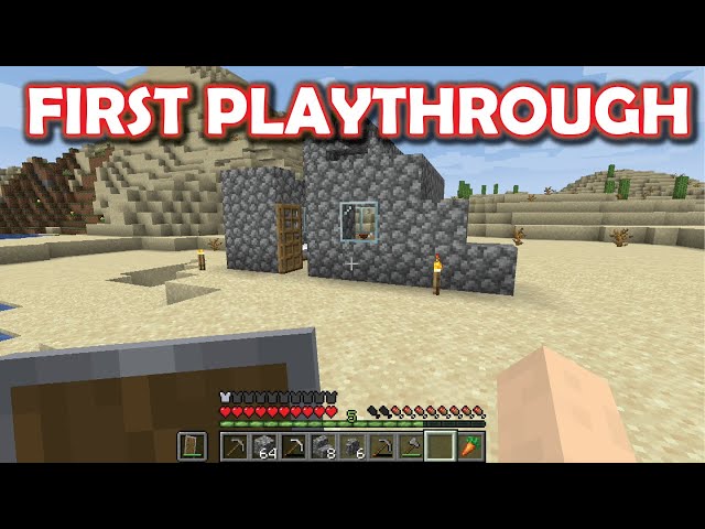 Minecraft first playthrough!! [Minecraft Survival ZXMany Livestream]