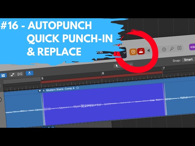 #16 - Auto Punch, Quick Punch In, & Replace Modes (Newbie to Ninja - Beginner's Guide to Logic Pro)