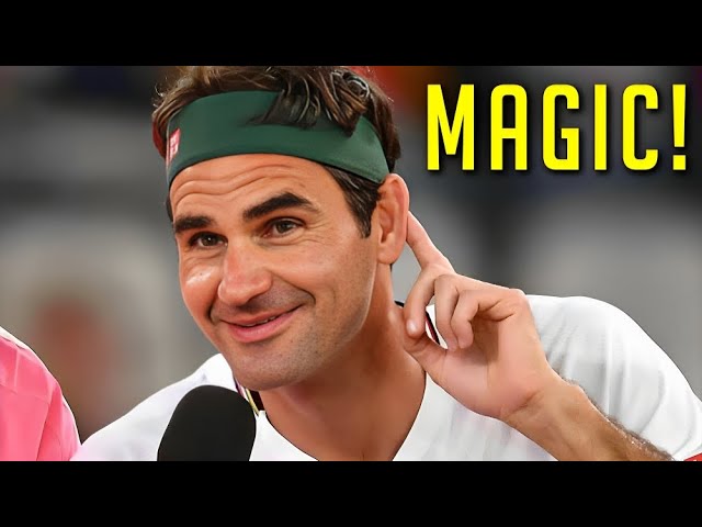 Roger Federer - 20 Points If They Weren't Filmed NOBODY Would Believe Them!