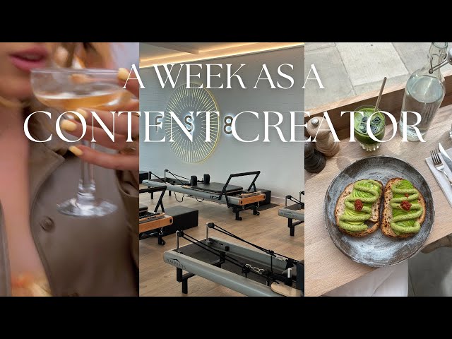 A Week in My Life as a Content Creator