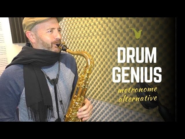 Coolest App for Saxophone Practice - Drum Genius