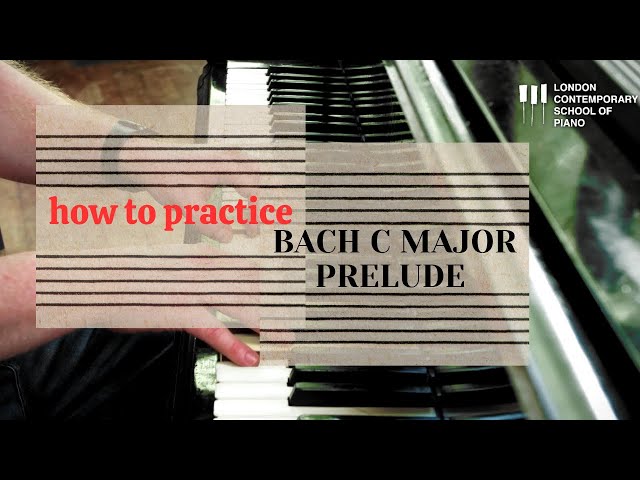 How To Play Bach C Major Prelude