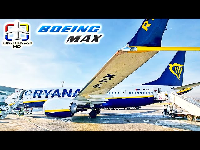 TRIP REPORT | First Flight on Ryanair B737MAX | Bratislava to Milan Bergamo | RYANAIR Boeing 737 MAX