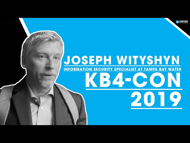 Joseph Wityshyn Information Security Specialist at Tampa Bay Water at KB4-CON 2019