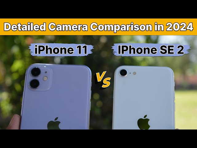 iPhone SE 2020 VS iPhone 11 Camera Comparison in 2024🔥- Detailed Camera Test⚡️