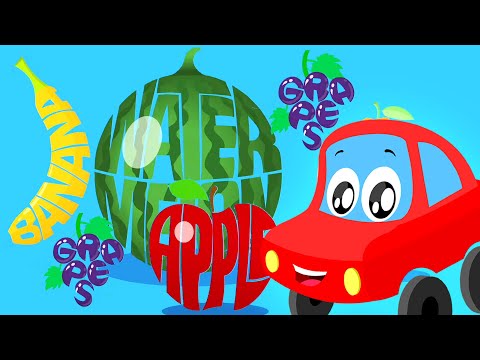 Little Red Car, Car Cartoon Videos, Nursery Rhymes