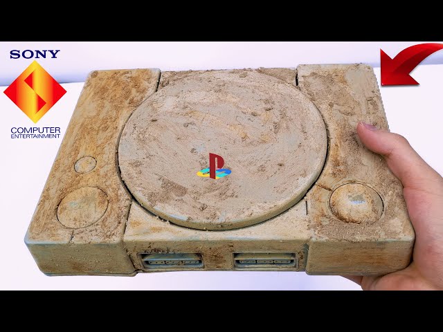 This Playstation Was Unfixable ! Yellowed PS One Restoration & Repair ASMR