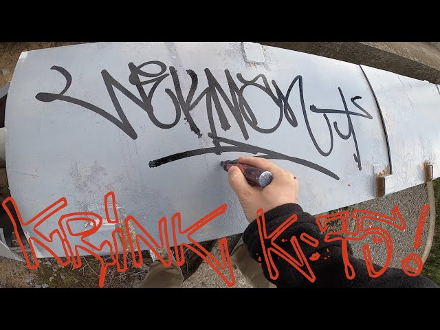 Graffiti review with Wekman. KRINK k-75