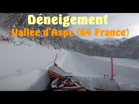 Déneigement Col du Somport / Forges d'Abel - Vallée d'Aspe