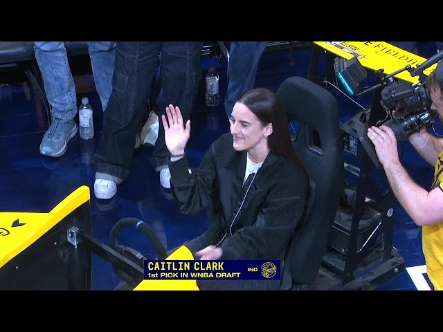Caitlin Clark got the Pacers crowd hyped before playoff game vs. Bucks | NBA on ESPN
