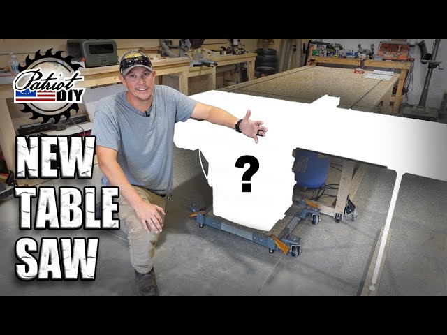 HUGE SHOP UPGRADE / New Table Saw!