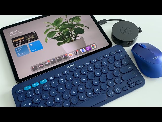 Logitech K380 keyboard on iPad Pro 2020 (& m331 mouse)