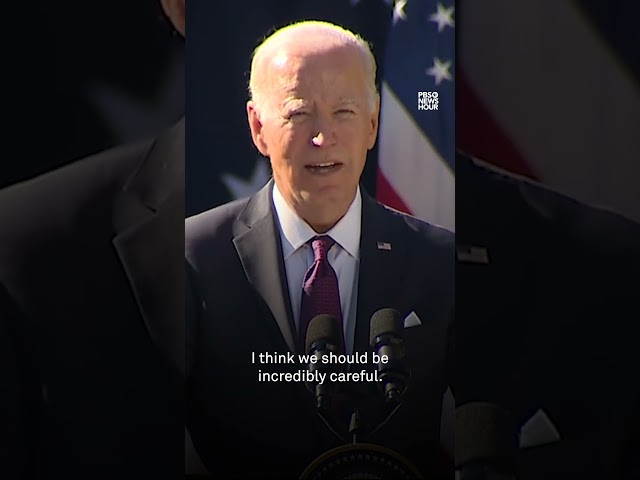 WATCH: Biden casts doubt on Hamas-reported death toll