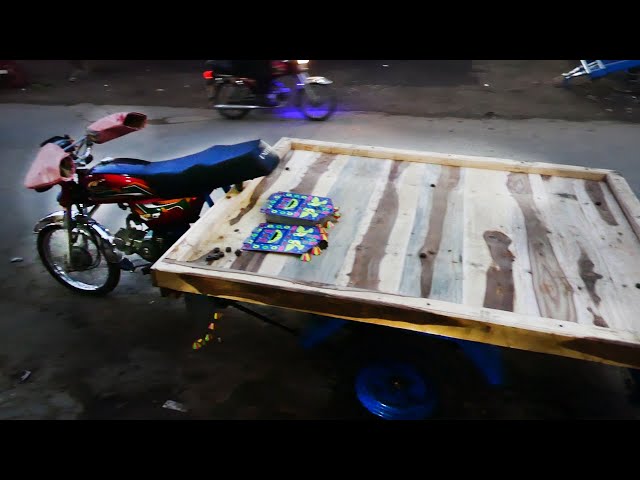 Highly Skilled Labor Making Loader Rickshaw