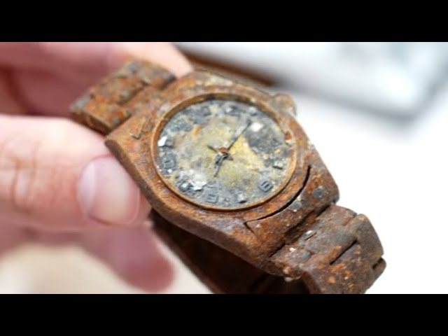 Restoring A Burned Rolex Datejust from California Wildfires