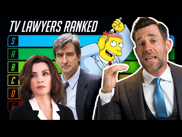 I Ranked Every Lawyer on TV (Tier List)