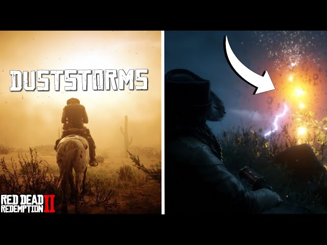 5 INCREDIBLY REALISTIC Weather Details You Probably MISSED In RDR2 | Red Dead Redemption 2