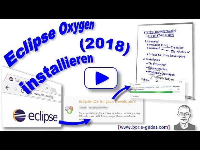 Eclipse installieren - deutsch (Java | 2018)