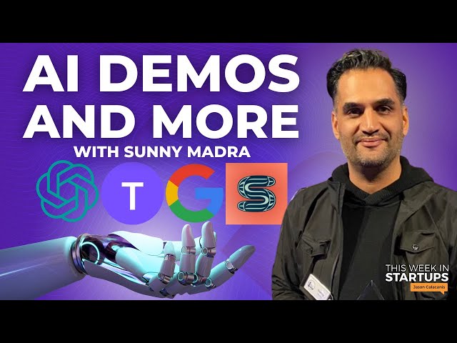 AI demos: ChatGPT’s UI punch ups, Google’s generative image search, & more with Sunny Madra | E1829