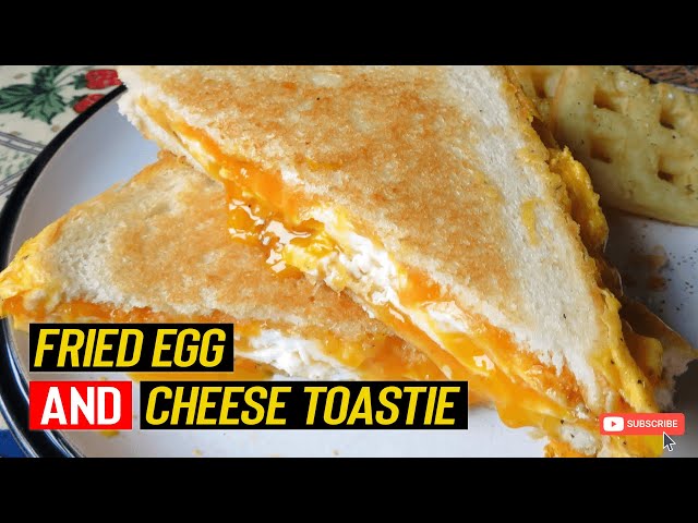 Super Tasty Fried Egg & Cheese Toastie Recipe | Easy Breakfast Sandwich