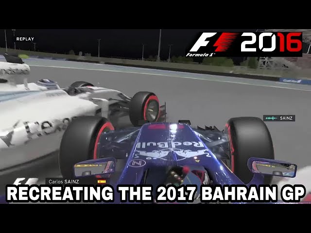 F1 2016 GAME: RECREATING THE 2017 BAHRAIN GRAND PRIX