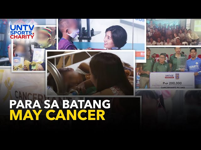 The Cancervants PH and its charity works for children with cancer