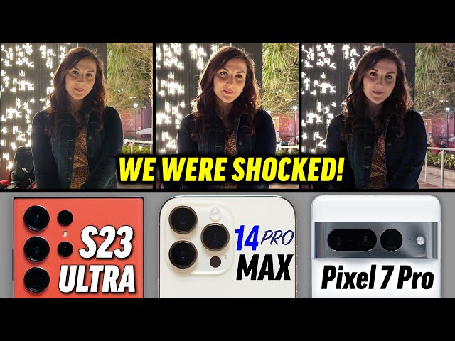 S23 Ultra vs 14 Pro Max vs Pixel 7 Pro - Unbiased Camera Test!