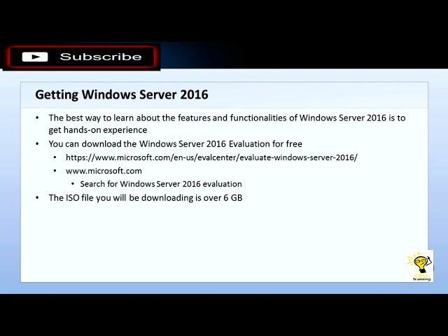 Windows Server 2016 Identity (70-742) - 2 Getting Windows Server 2016