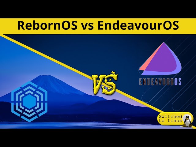 RebornOS vs EndeavourOS | DistroWars