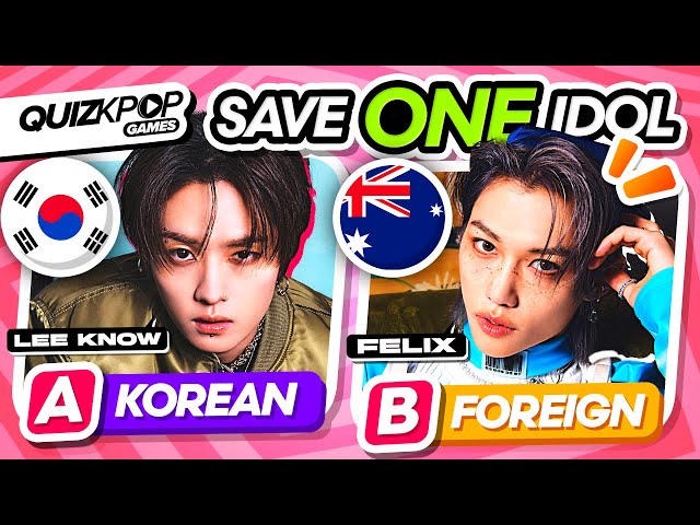 SAVE ONE DROP ONE: KOREAN vs FOREIGN MEMBER✨ | QUIZ KPOP GAMES 2023 - KPOP QUIZ TRIVIA